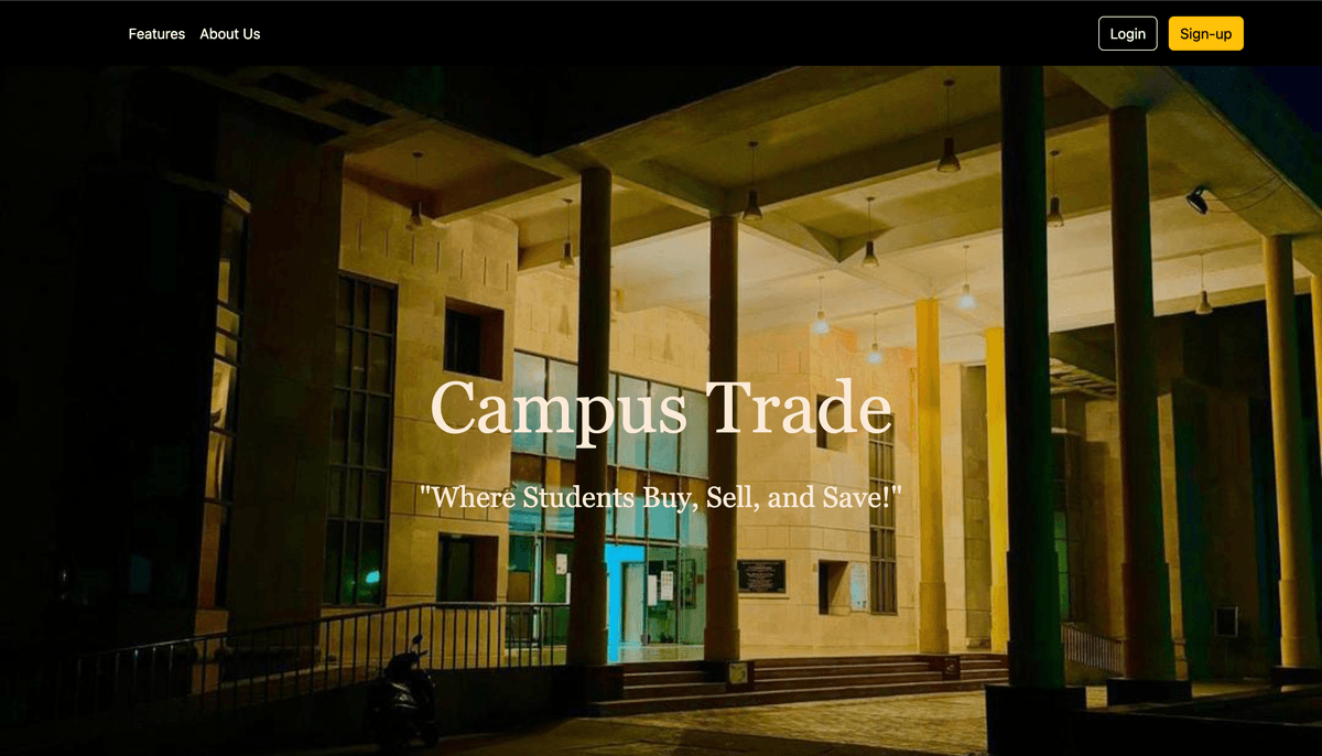 Campus Trade: A Buy & Sell Platform