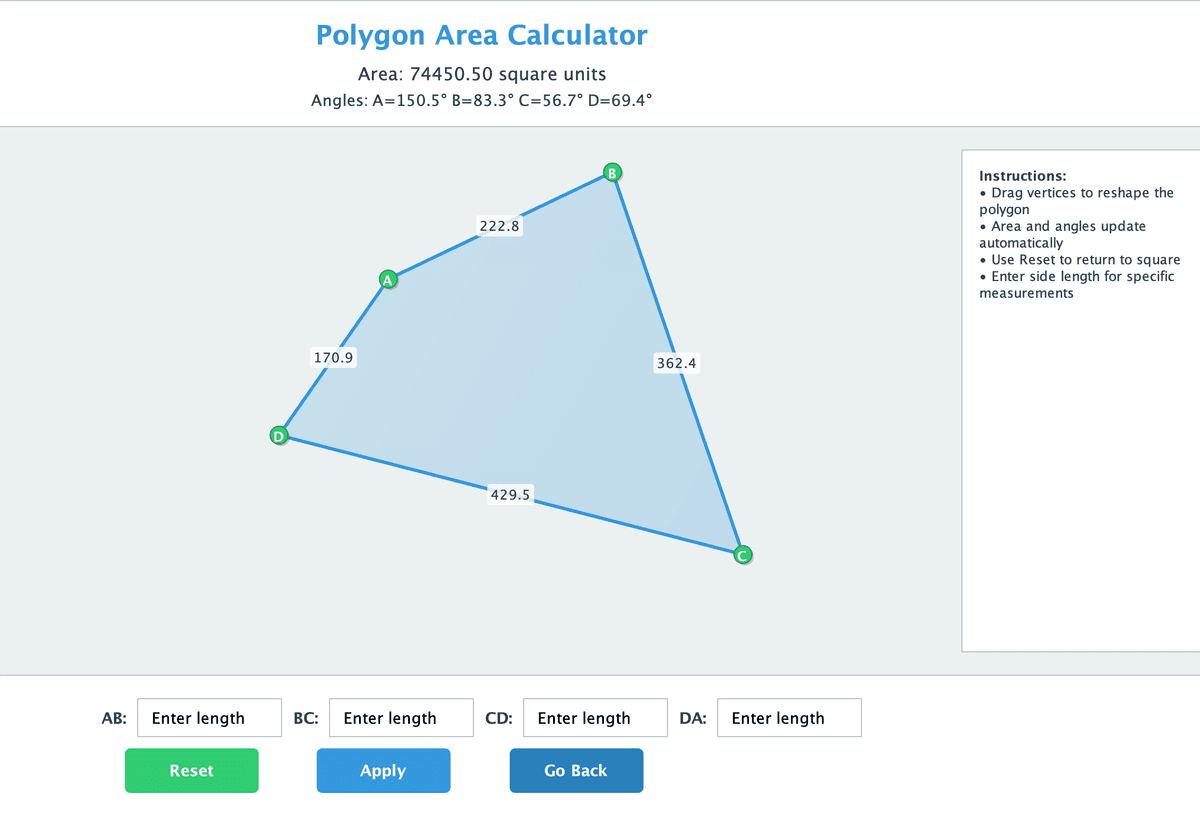 Polygon Area Calculator